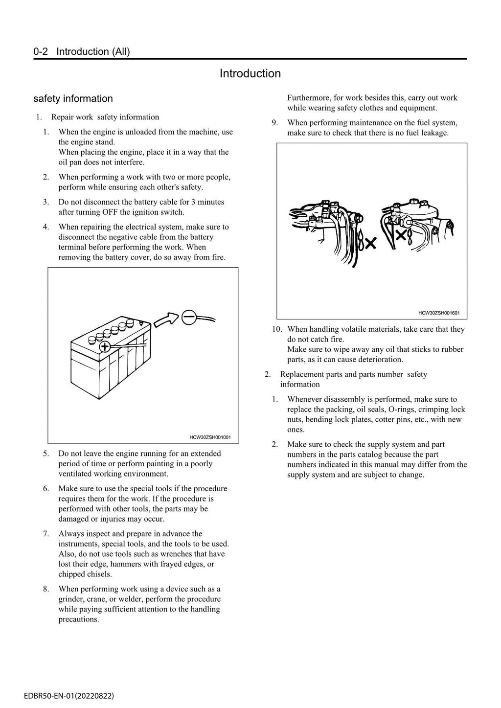 HITACHI 4JJ1 Tier 4 Compatible Engine Technical Workshop Service Manual