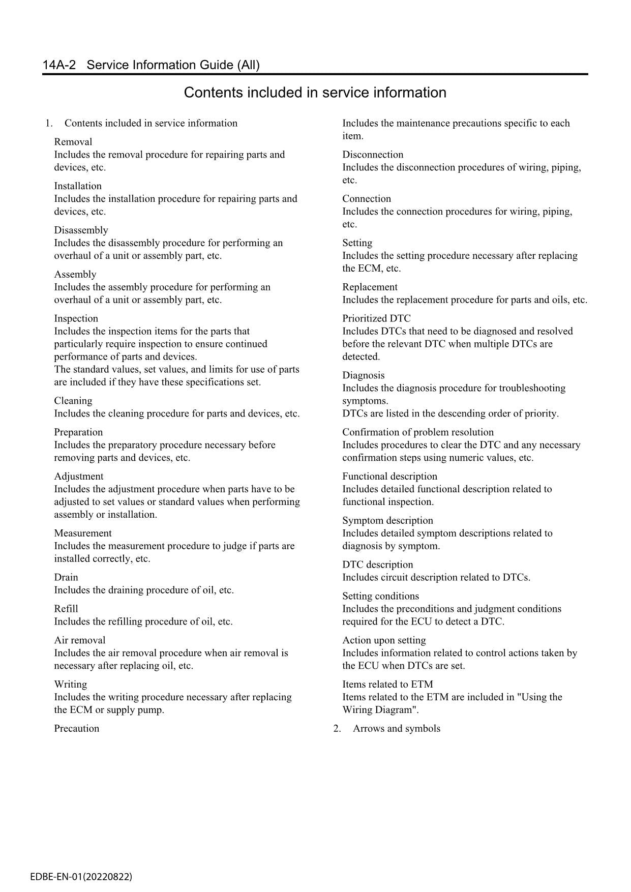 HITACHI 4JJ1 Interim Tier 4 Compatible Engine Technical Service Manual