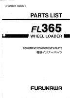 Hitachi FL365 Wheel Loader Equipment Component Parts Catalog Manual
