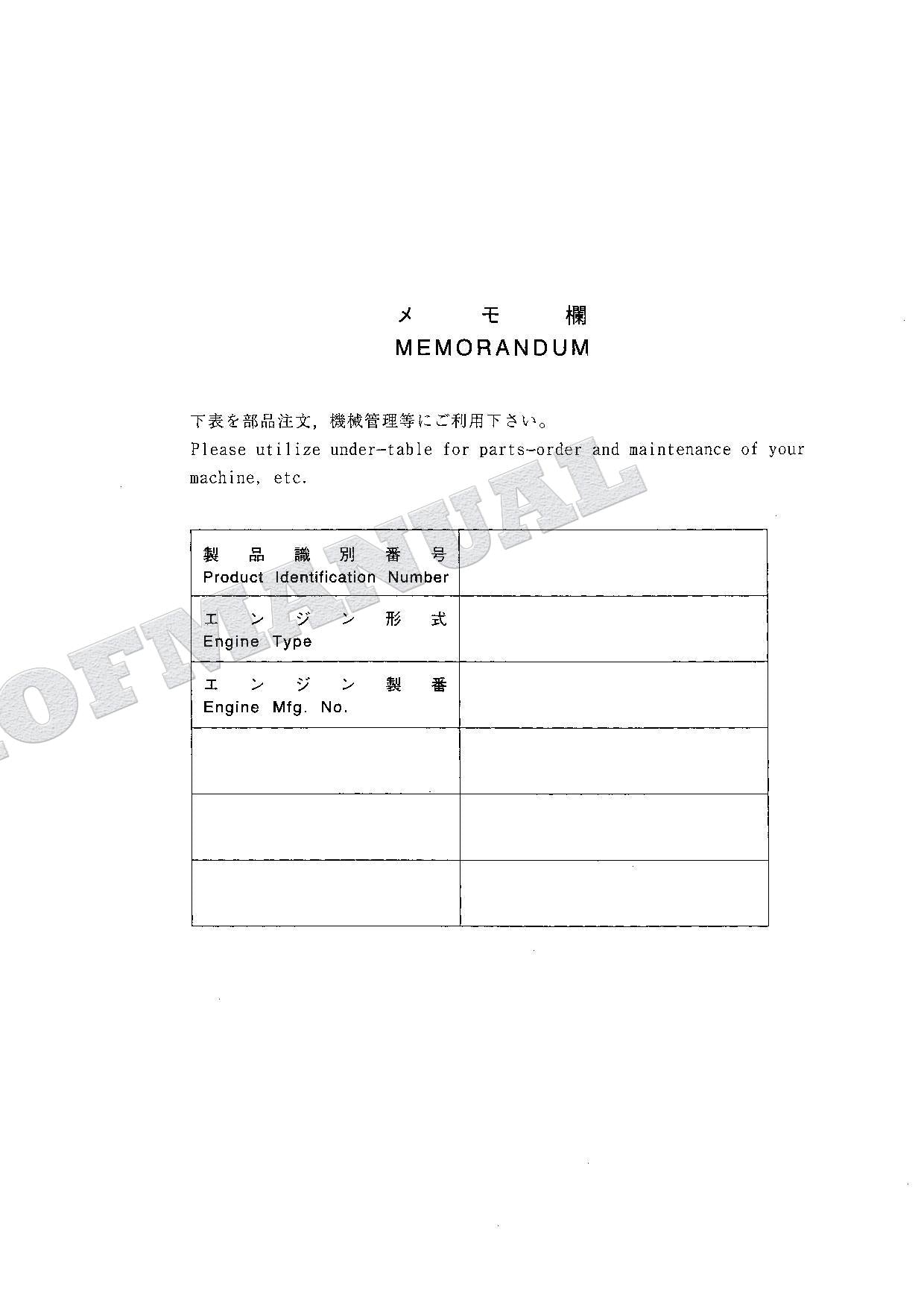 Manual del catálogo de piezas de la excavadora HITACHI ZX160LC Crear Anti-Personnel Mine Dispos