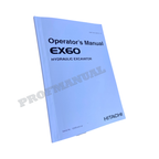 HITACHI EX60 EXCAVATOR OPERATORS MANUAL