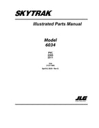 SKYTRAK 6034 Telehandler Parts Catalog Manual 31211485