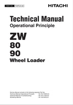 Hitachi ZW80 ZW90 Wheel Loader Technical Manual Operational Principle
