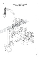 HITACHI EX120-5Z Lightweight FRONT CHINA Excavator Parts Catalog Manual