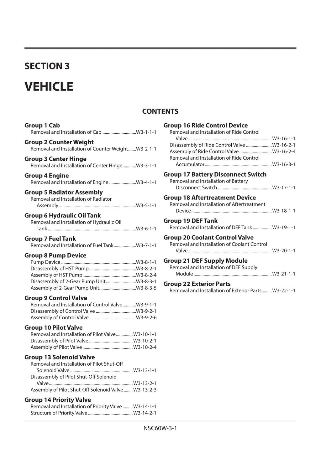 Hitachi ZW100-6 Wheel Loader Workshop Manual