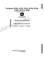 John Deere S180 S170 S100 S120 S110 S140 S130 S160 Tractor Manual del Operador