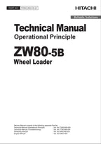 Hitachi ZW80-5B Wheel Loader Technical Manual Operational Principle