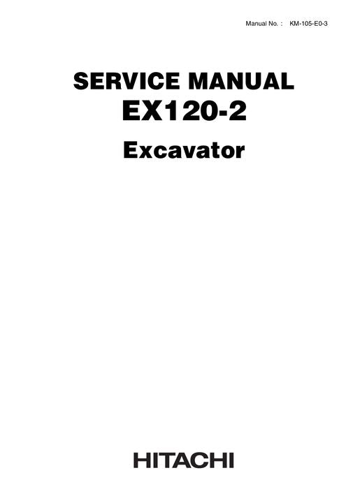 MANUAL DE SERVICIO DE LA EXCAVADORA HITACHI EX120-2