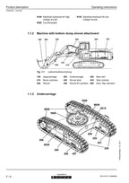 Liebherr ER974 B Excavator Operators manual