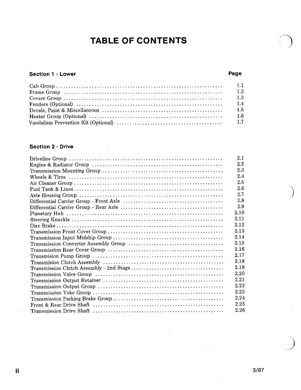 SKYTRAK 8038 Telehandler Parts Catalog Manual