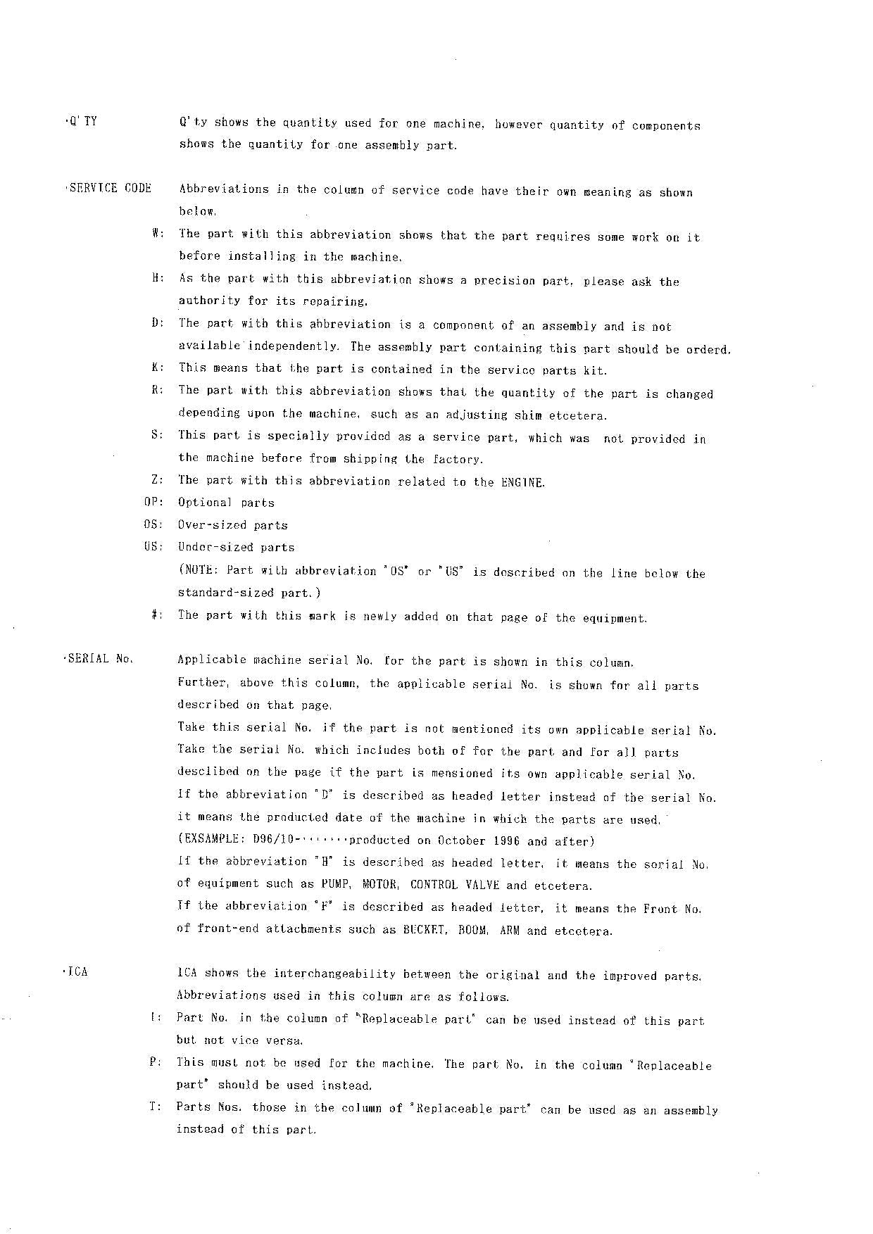 Hitachi LX80-2C Wheel Loader Parts Catalog Manual SN 03001-up