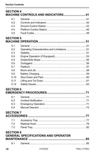 JLG ET500J T500J Boom Lift Maintenance Operation Operators Manual