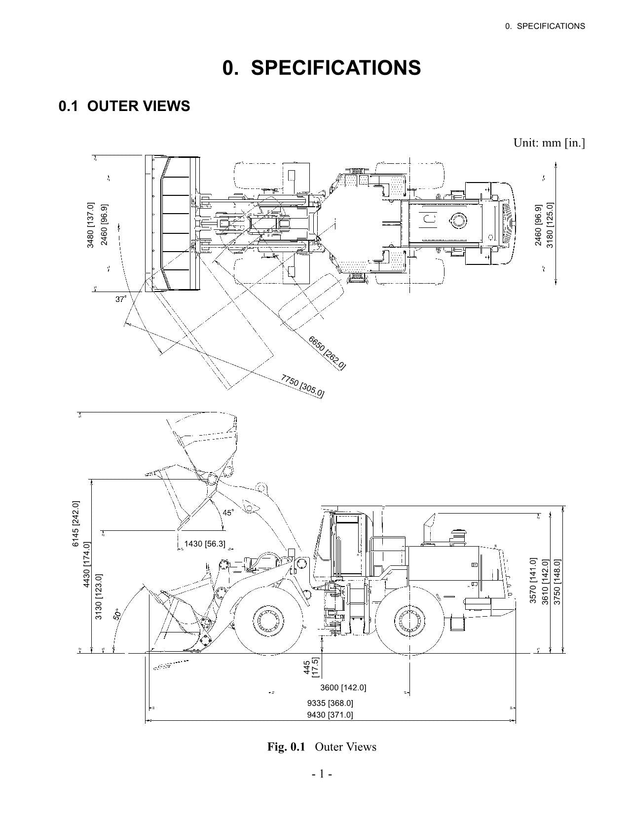 Hitachi LX300-7 Wheel Loader Technical Manual +Schematics