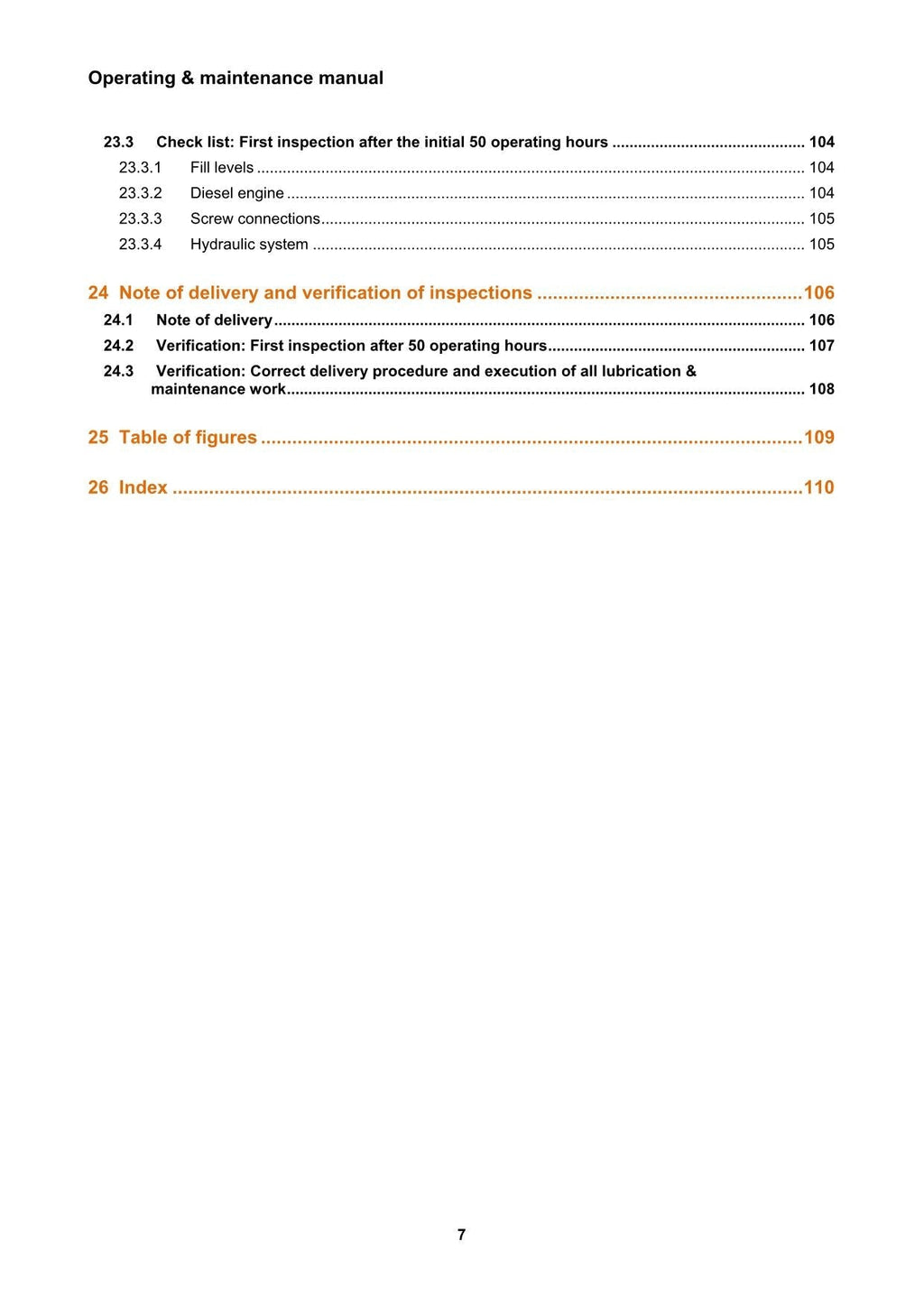 Hyundai HR70C-9 TIER4F ROAD ROLLER Operators Maintenance Manual
