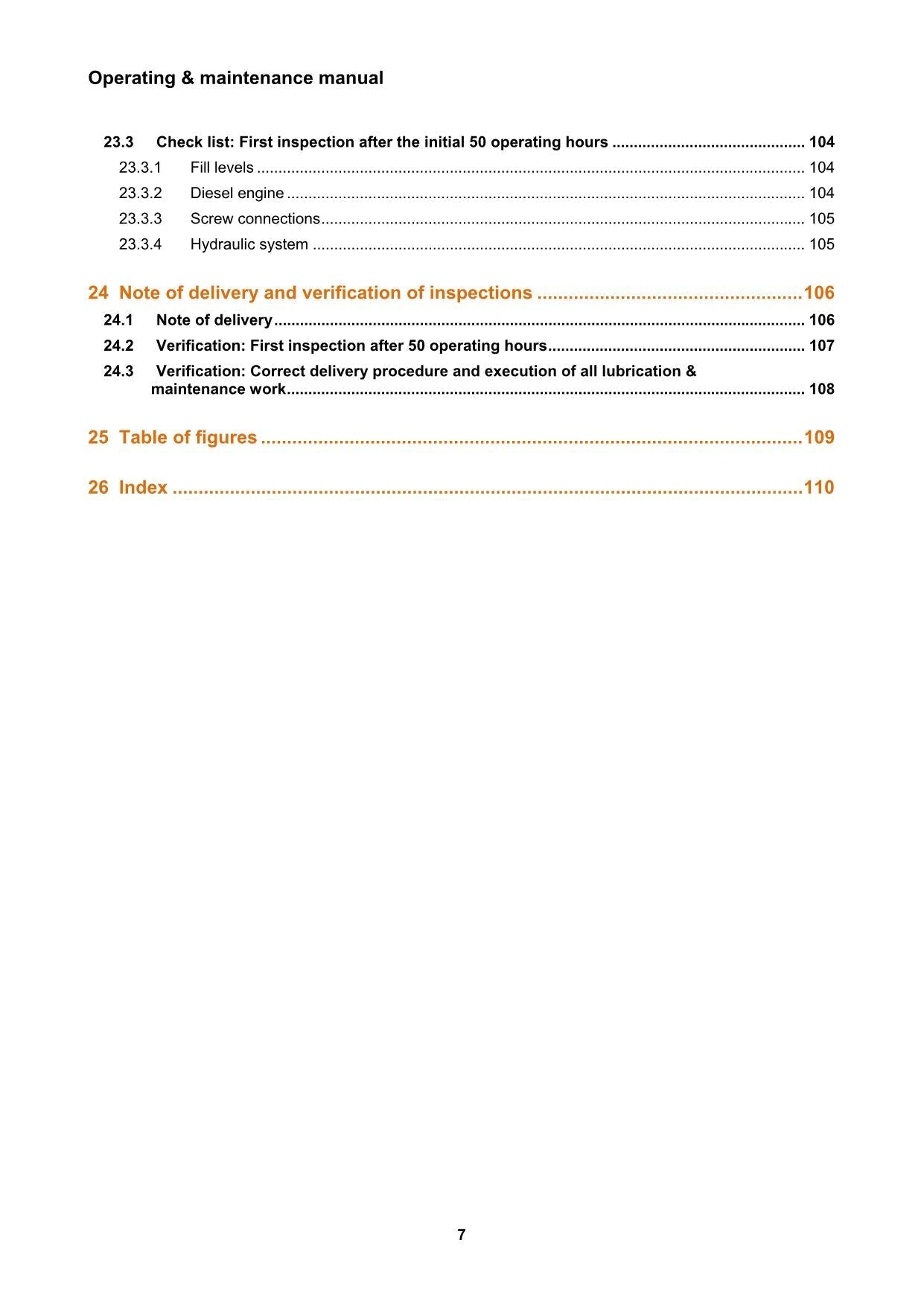 Hyundai HR70C-9 TIER4F ROAD ROLLER Operators Maintenance Manual
