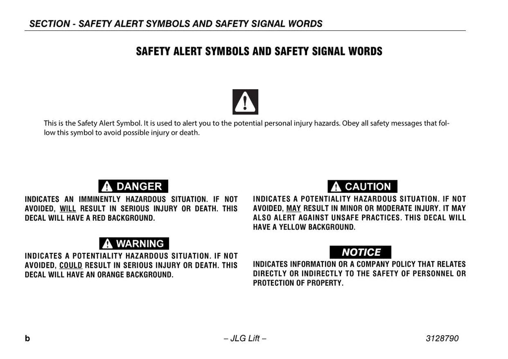 JLG X700AJ Compact Crawler Boom Maintenance Operation Operators Manual