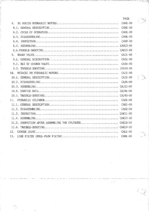 HITACHI UH03 UH04 EXCAVATOR SERVICE MANUAL