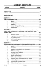 JLG AE1932 Scissor Lift Maintenance Operation Operators Manual 31220305