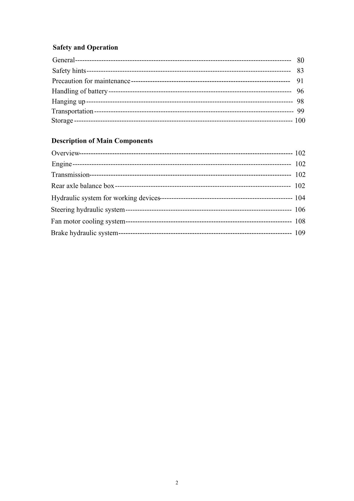 Hyundai HG320 MOTOR GRADER Operators Maintenance Manual