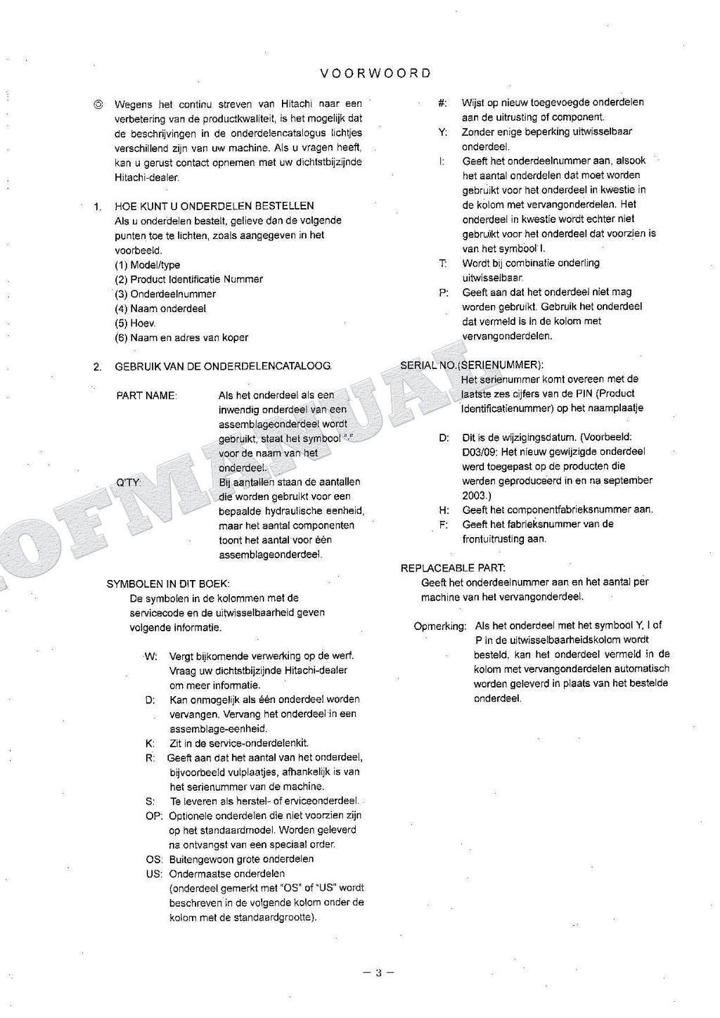 Manual del catálogo de piezas de la excavadora HITACHI ZX70 70LC 80 80LCK 80SB 80SBLC Equip Comp