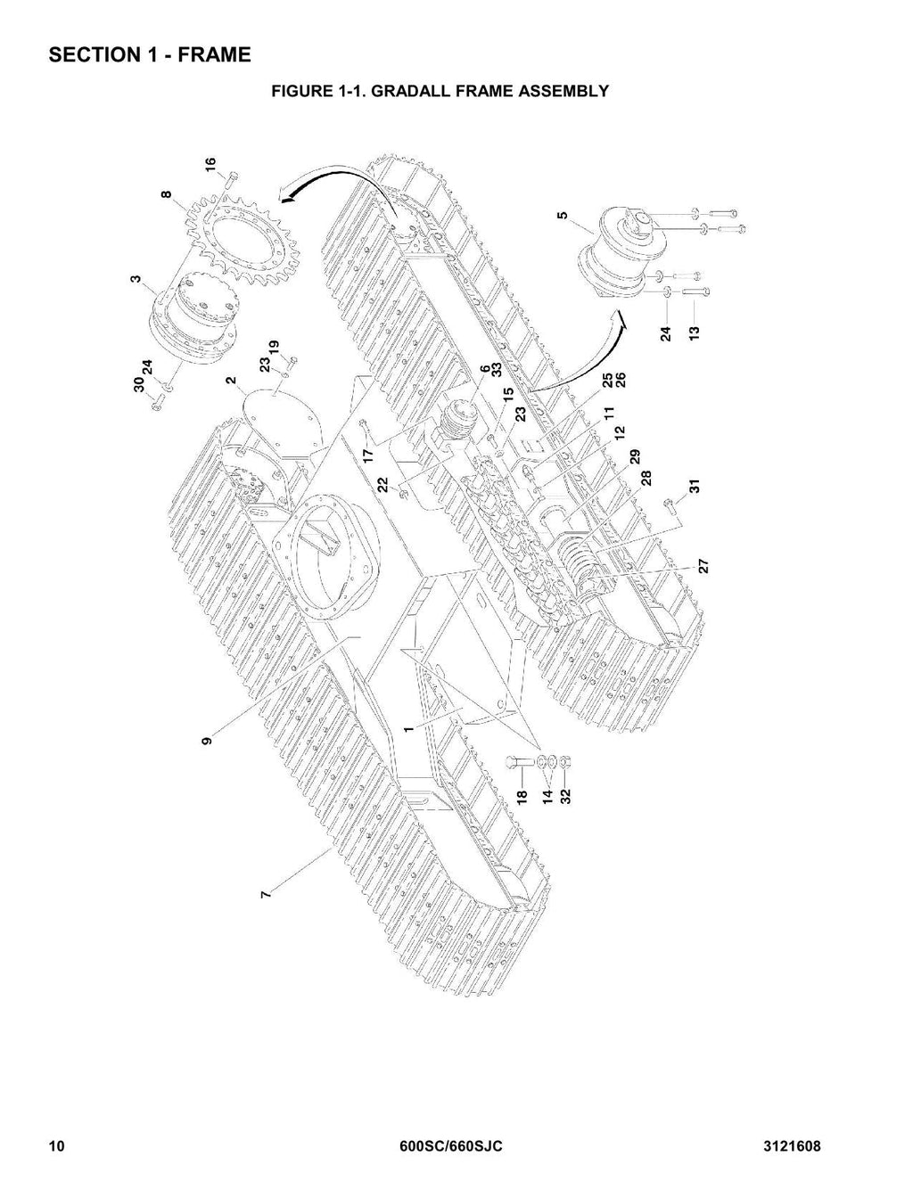 Manual del catálogo de piezas del elevador de pluma JLG 600SC 660SJC