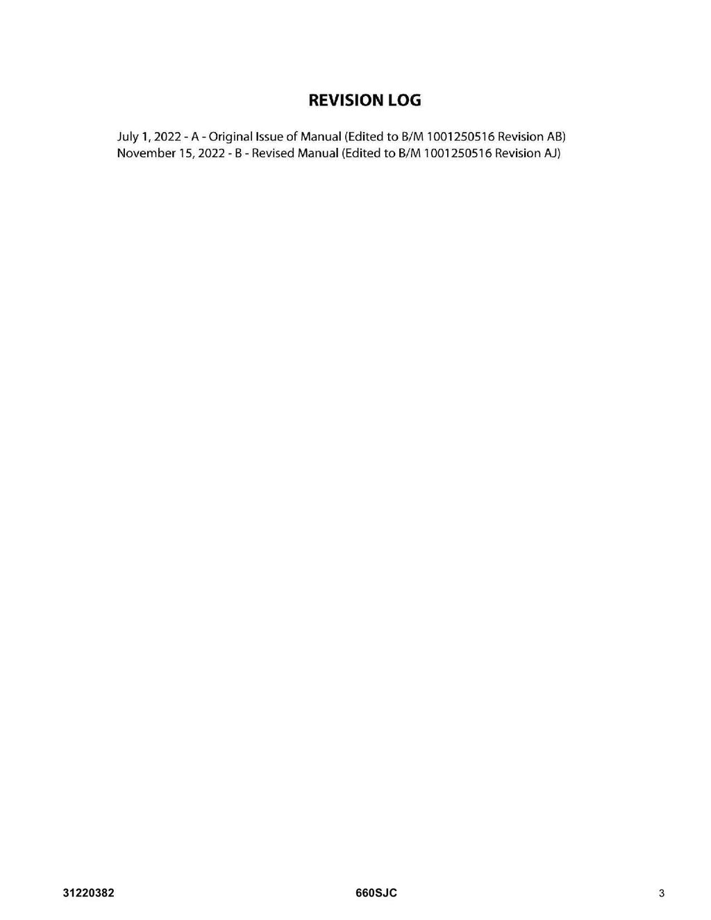 JLG 660SJC Boom Lift Parts Catalog Manual 31220382