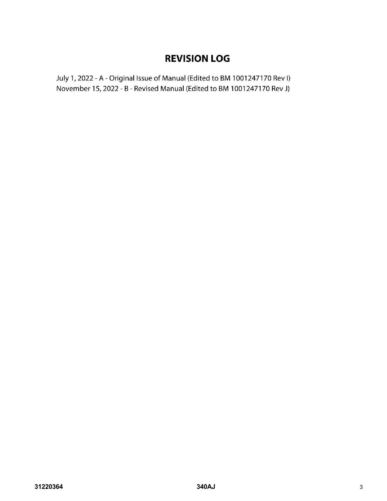 Manual del catálogo de piezas del elevador de pluma JLG 340AJ 31220364