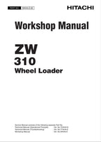 Hitachi ZW310 Wheel Loader Workshop Manual