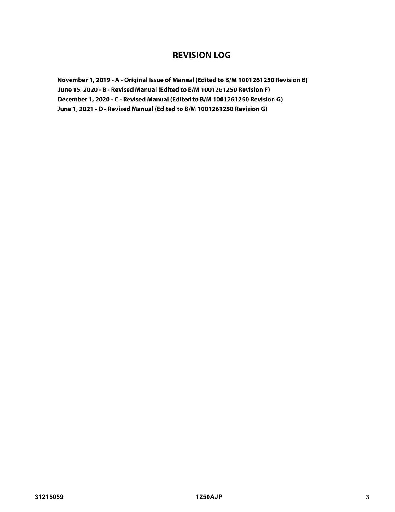 Manual del catálogo de piezas del elevador de pluma JLG 1250AJP 31215059