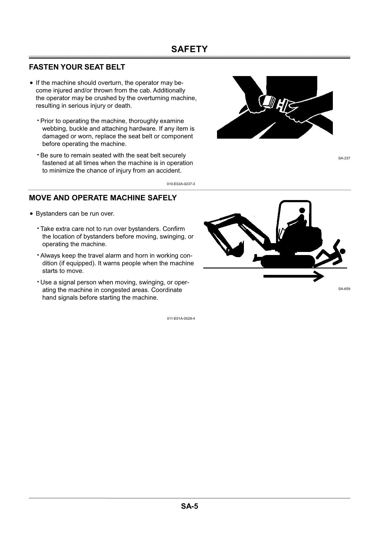 Manual de servicio y reparación de excavadoras Hitachi ZX16 ZX18 ZX25