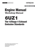 HITACHI 6UZ1 ENGINE SERVICE MANUAL EWJAG50EN02