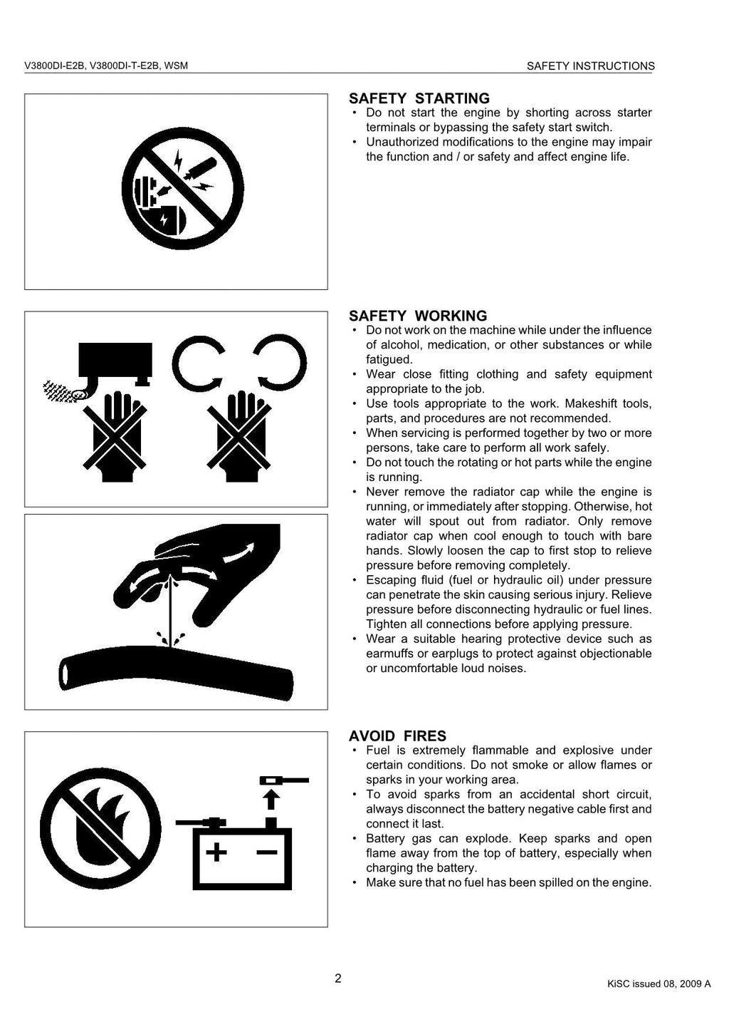 Hitachi V3800-E2B Wheel Loader Engine Manual