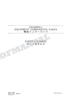 HITACHI EX100WD-3 Equipment Component Excavator Parts Catalog Manual