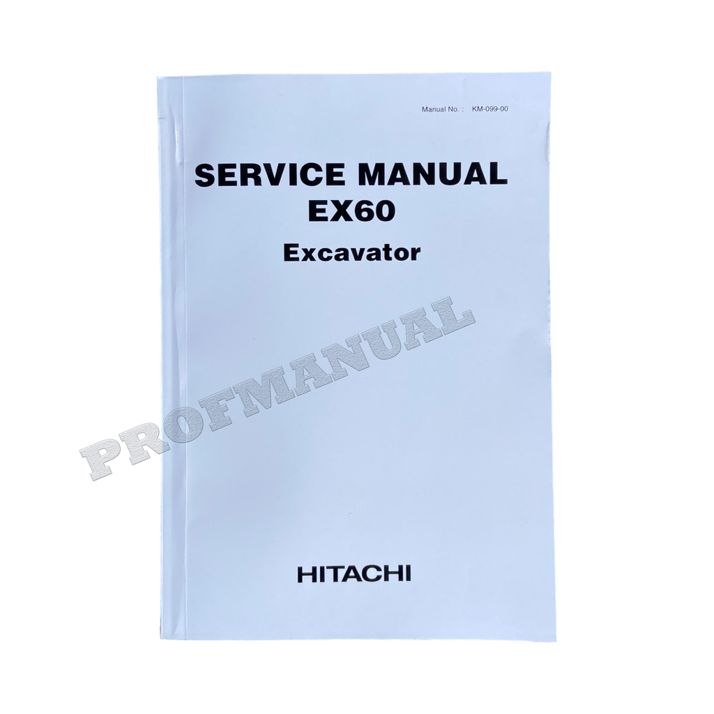 HITACHI EX60 EXCAVATOR SERVICE MANUAL