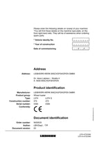 Liebherr L574 L574 S Wheel Loader Operators manual serial 0384