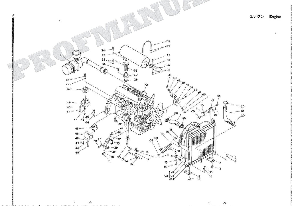 HITACHI UH05D Excavator Parts Catalog Manual