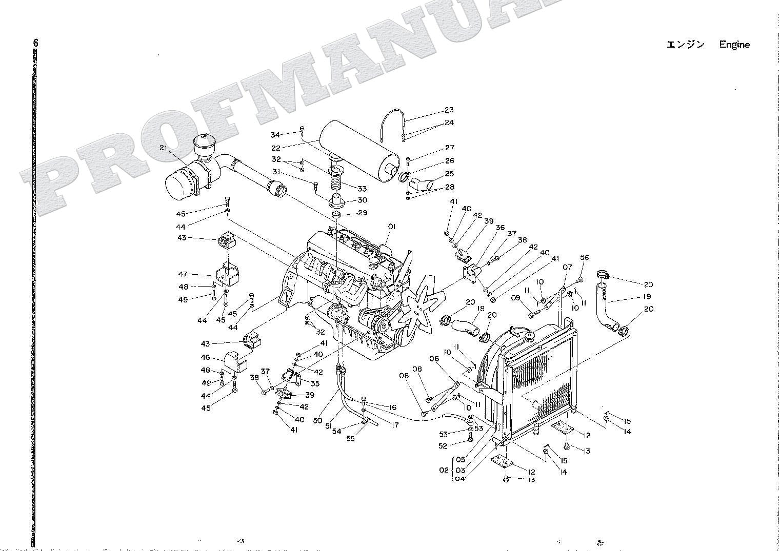 HITACHI UH05D Excavator Parts Catalog Manual
