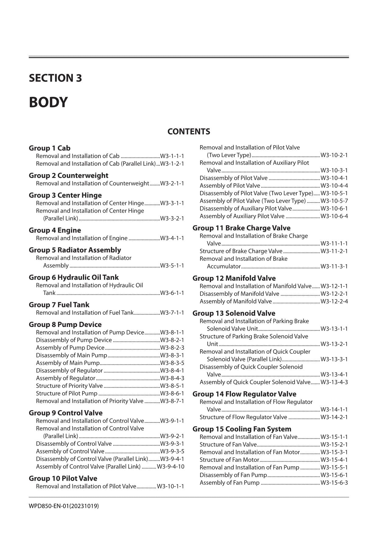 Hitachi ZW180-6 ZW180PL-6 Wheel Loader Workshop Manual