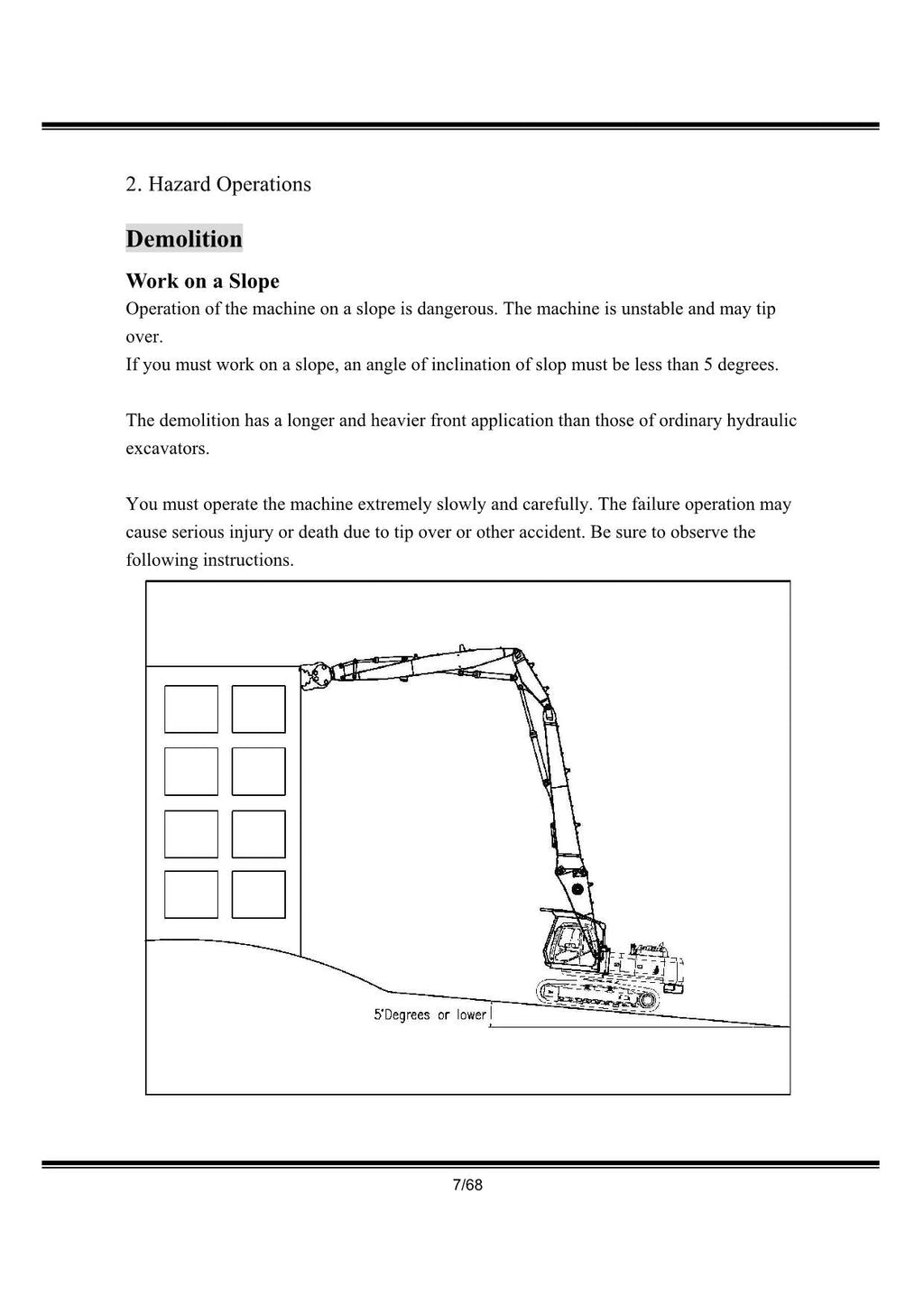 Hyundai HX400A DM CRAWLER EXCAVATOR Operators Maintenance Manual