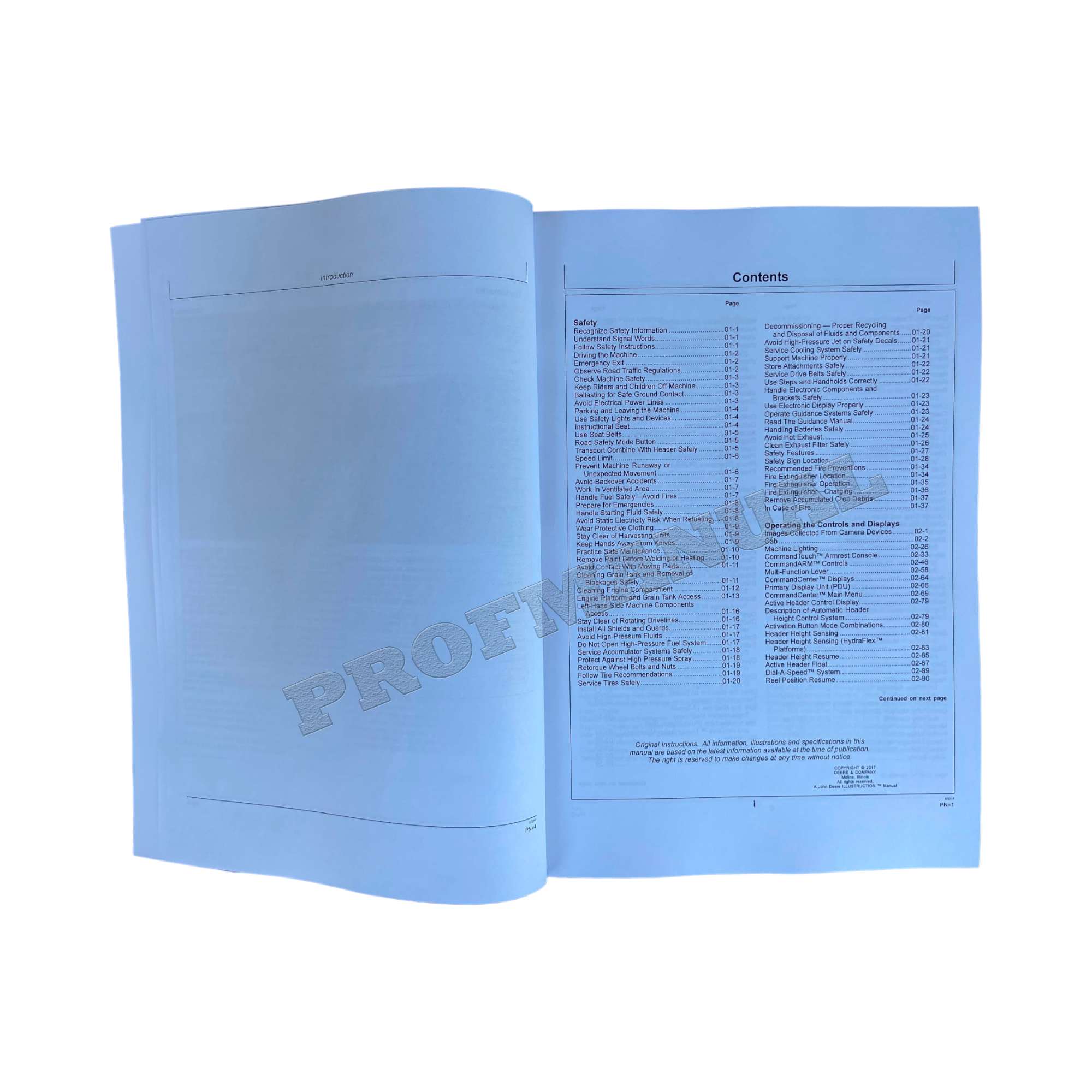 MANUAL DEL OPERADOR DE LA COSECHADORA JOHN DEERE T670 N.° 2
