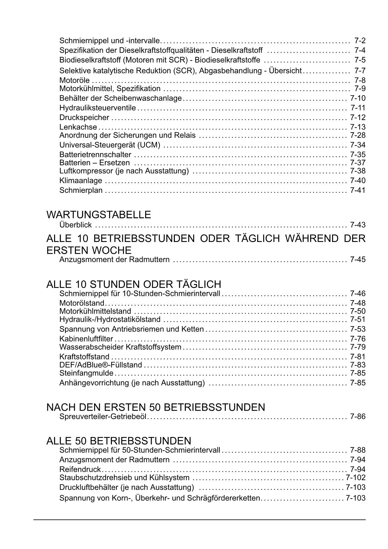 New Holland CX6 80 CX6 90 CX6 90 LATERALE Mähdrescher Betriebsanleitung Ab 1984