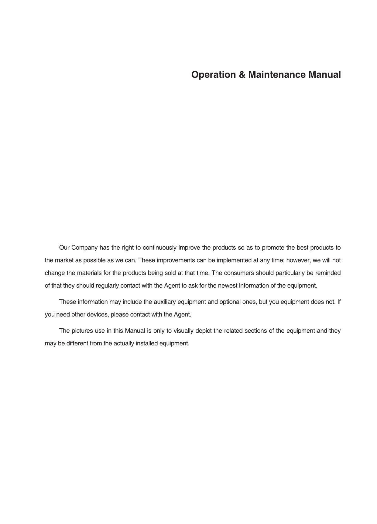Hyundai HL635AL WHEEL LOADER Operators Maintenance Manual
