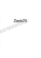 HITACHI ZAXIS ZX70 ZX160LC ML Crane Excavator Parts Catalog Manual