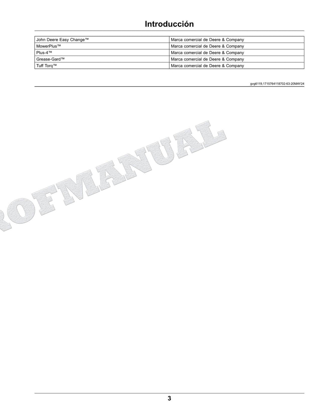 John Deere S100 S110 S120 S130 S140 S160 S170 S180 Tractor Manual del Operador