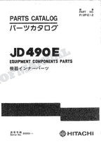 HITACHI JD490E Equipment Component Excavator Parts Catalog Manual