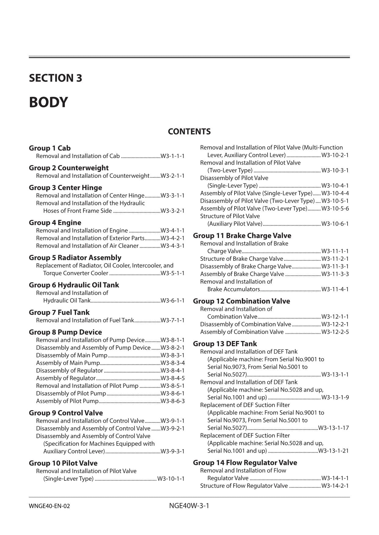 Hitachi ZW330-6 Wheel Loader Workshop Manual