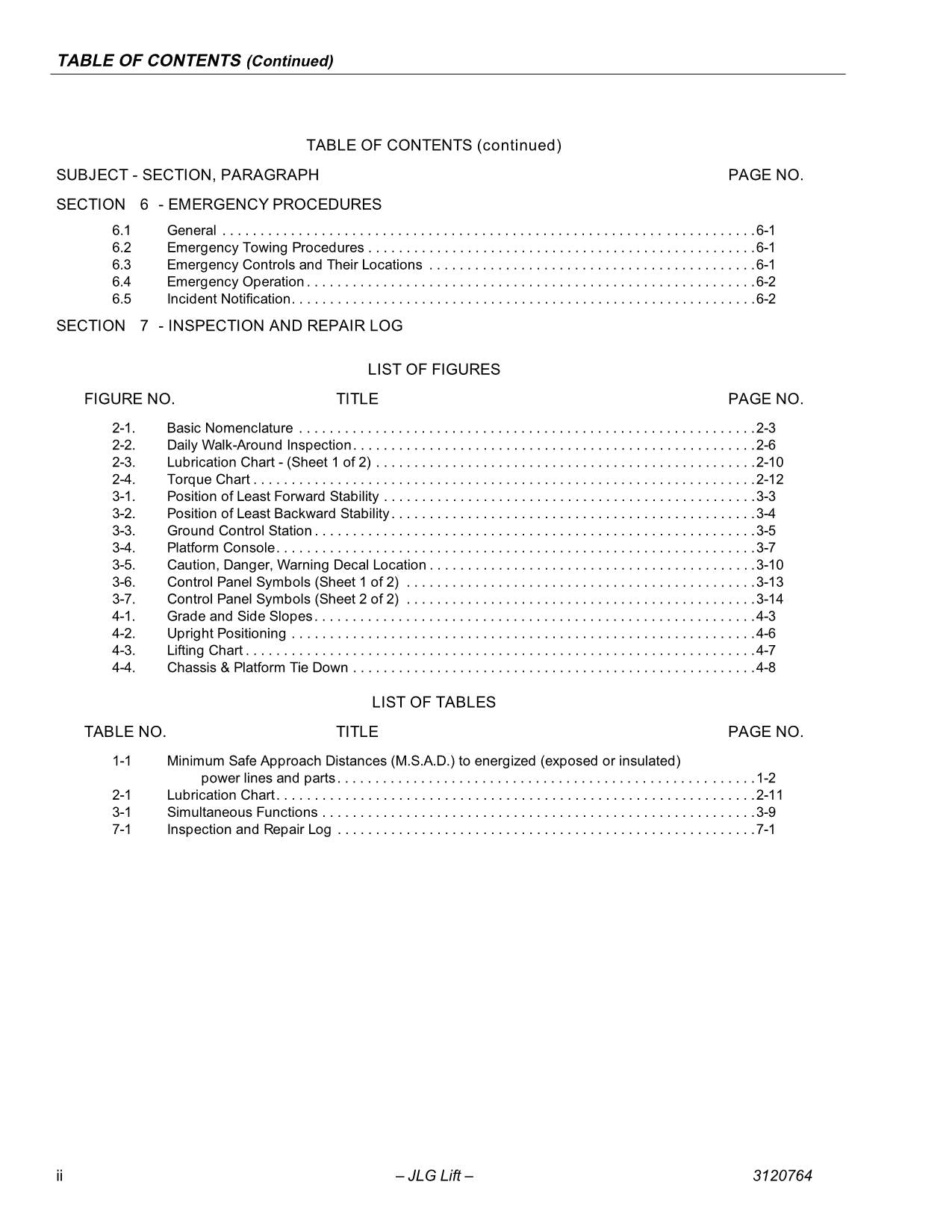 Manual del operador de mantenimiento de plataformas elevadoras JLG E45A E45AJ M45A M45AJ 3120764