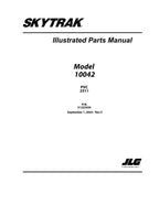 SKYTRAK 10042  Telehandler Parts Catalog Manual