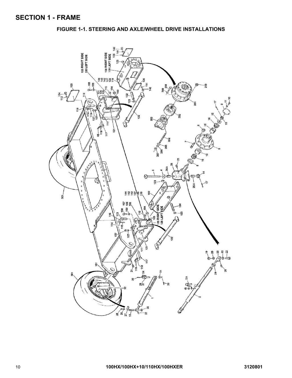Manual del catálogo de piezas del elevador de pluma JLG 100HX 100HX+10 110HX