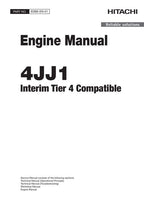 HITACHI 4JJ1 ENGINE SERVICE MANUAL EDBEEN01